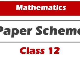 2nd Year Maths Paper Scheme 2022 Punjab Board