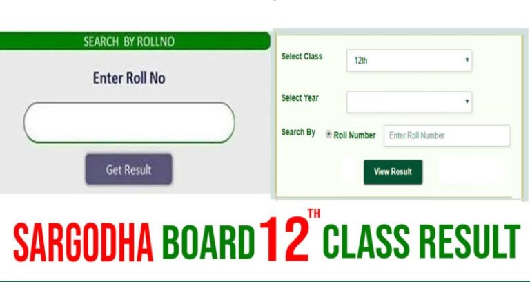 12th Class Result 2022 BISE Sargodha Board