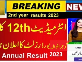 2nd Year Result 2023 Announcement Date BISE Gujranwala