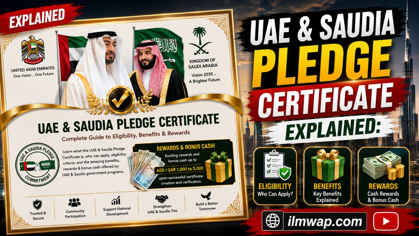 UAE & Saudia Pledge Certificate Explained: Eligibility, Benefits & Rewards - ilmwap
